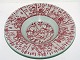 Bjorn Wiinblad 
art pottery 
from Nymolle.
Red dish from 
LM Ericsson.
Diameter 22 
...