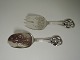 Horsens 
silverware 
factory. Fish 
serving, 
consisting of 
serving spoon 
and serving 
fork. Silver 
...