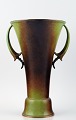 Ystad Metall, 
Art deco vase 
with two 
handles in 
bronze.
Swedish 
design.
Measures 16 x 
25 ...