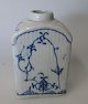 Porcelain tea 
Jar, 18th 
century. Blue 
fluted and blue 
decorated. 
Presumably 
Royal 
Copenhagen. ...