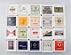 Large 
collection of 
b&g, Bing & 
Grondahl, 19 
ashtrays with 
different brand 
of cigarettes 
...