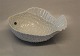 Royal 
Copenhagen  RC 
White fish bowl 
9 x 20 cm 
signed Jeanne 
Grut in blue In 
mint and nice 
...