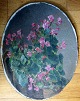 Strøm, Gerda 
(1886 - 1959) 
Denmark: 
Flowers. Oil on 
canvas / wood. 
Oval. 51 x 39 
cm. Signed .: 
...