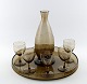 Daum, Nancy, 
Art Deco bar 
set, decanter 
and five 
glasses on 
tray.
The decanter 
measures 25 ...