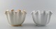 Wilhelm Kage, 
Gustavsberg 
studio hand, 
"Carrara" 2 
ceramic vases.
Measuring 10.5 
x 15 cm. 
In ...