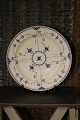 Old  porcelain 
dish from Royal 
Copenhagen , 
blue fluted , 
half lace, dia: 
33cm. Factory 3 
st ...