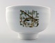 Unique Royal 
Copenhagen 
ceramic bowl by 
Nils Thorsson.
Beautiful bowl 
of high 
quality.
Size: ...