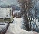 Vantore, Mogens 
(1895 - 1977) 
Denmark: Winter 
Landscape. Oil 
on canvas. 
Signed: 
Vantore. 61 x 
71 ...