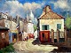 Vantore, Mogens 
(1895 - 1977) 
Denmark: Mont 
Martre, Paris. 
Oil on canvas. 
Signed .: 
Vantore. 55 ...