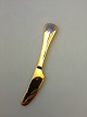 Georg Jensen 
Annual Knife 
1980 in gilded 
Sterling Silver 
with enamel. 
Measures 16 cm 
(6 19/64")
