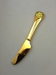 Georg Jensen 
Annual Knife 
1985 in Gilded 
Sterling Silver 
with enamel. 
Measures 16 cm 
(6 19/64")