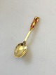 Georg Jensen 
Harlekin 
Sterling Silver 
Spoons gilded 
with enamel. 
Measures 10cm / 
3 9/10".