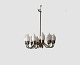 12-armed Tulip 
chandelier  
Frame: brass
Height: 1 
meter
Diameter: 52 
centimeters 
Fogh & ...