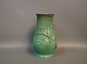 Vase with mint 
green glaze, 
with motif of a 
bird sitting in 
a tree by 
ceramic artist 
Rudolf ...