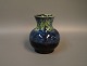 Ceramic vase 
with dark blue 
and green glaze 
from the 1960s 
by an unknown 
ceramic artist. 

H: ...