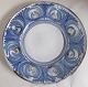 Kyhn, Viggo, 
Denmark: 
Ceramic dish. 
Craquele. With 
light blue 
glaze. 
Decorated with 
flowers. H ...