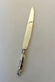 Georg Jensen 
Sterling Silver 
Acanthus Rare 
All Silver Cake 
Knife. Measures 
27.5 cm / 10 
4/5". ...