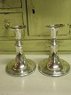 Pair of Swedish 
silver 
candlesticks 
sterling silver 
Height 13cm.