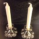 pair of 
candlesticks.
 Three tower 
silver. (Cohr).
 From year. 
1957
 Height: 6.8 
cm.
 Base: ...