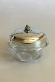 Georg Jensen 
Sterling Silver 
and Baccarat 
Crystal 
Confiture Glass 
Jar No 486. 
Measures 9 cm / 
3 ...