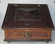 Baroque write 
shrine with 
slanted flap, 
18th century. 
Denmark. 
Polished oak. 
With marquetry. 
...