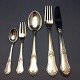 "Rosenholm". 
Hallmarked 
silver cutlery 
set for 12 
persons, 77 
pieces in all. 
Comprising: 12 
...