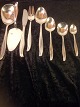 Columbine 
(silver stain).
dinner spoon 
length 20 cm to 
kr. 20
  knife blade 
length of 21.8 
...