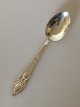 Georg Jensen 
Fuchsia Silver 
Dessert Spoon 
No 021. 
Measures 18 cm 
/ 7 3/32 in.