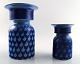 Margareta 
Hennix (born 
1941) for 
Gustavberg.
2 modern 
ceramic vases, 
hand-painted.
In perfect ...