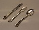 Georg Jensen 
75th 
anniversary 
1904-1979 Knif, 
Spoon and fork 
15 cm Sterling 
Silver with 
Carneol ...