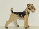 Dahl Jensen dog 
figurine, 
Airedale 
terrier.
The factory 
mark tells, 
that this was 
produced ...