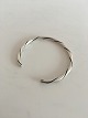 Georg Jensen 
Sterling Silver 
Armring No 80A. 
The opening 
measures 3 cm / 
1 3/16". Weighs 
18 g / ...