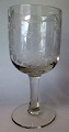 Commemorative 
glass, 
"Congratulations", 
app. 1910, 
Denmark. Clear 
glass. With 
etched rose 
motif. ...