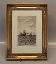 Carl Locher 
Original 
Etching Marine 
1891 ca 27 x 21 
cm with golden 
frame
Signed Carl 
Locher ...