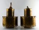 Svend Aage Holm 
Sorensen. A 
pair of ceiling 
pendant lamps 
in brass.
Danish design 
60 / ...