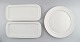 Rosenthal, 
large round 
platter and 2 
squared dishes 
in white 
porcelain.
Measures 35 
and 31 ...