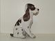 Lyngby dog figurine, cocker spaniel.Decoration number 85.Height 14.5 cm.Factory ...