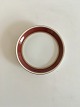 Bing & Grondahl 
Wagner Ashtray 
No 30 Wine Red 
and Gold 
Border. 8 cm (3 
5/32")