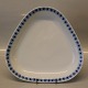 1 pcs in stock
040 Triangular 
dish 25 cm 
(354) Bing and 
Grondahl ELSA 
White base, 
blue flower ...