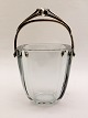 Ice Bucket 
Strömberg Glass 
hut Sweden 
height 12.5 cm. 
mounted with 
sterling silver 
from Danish ...