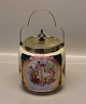 Cracker Jar 
Austrian 
Porcelain 
Vienna Royal  
Classical motif 
Angelica 
Kauffmann ? ca 
14 x 14 cm ...