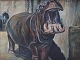 Pierre Noyelle, 
French artist, 
born in 1901.
Hippopotamus. 
Oil on canvas.
Signed.
In good ...