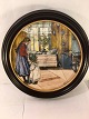 Royal. platter 
with motive by 
Carl Larsson. 
Made in 9500 
copies frames 
of black 
lacquered wood. 
...