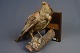 Taxidermy: 
Sparrowhawk 
with sparrow, 
mounted on wall 
mounting, h: 33 
cm