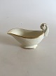 Bing & Grondahl 
Aakjaer Small 
Gravy Boat No 
12. Creme with 
Gold Border. 2 
1/2 oz. In good 
condition.
