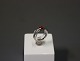 Small ring in 
835 silver with 
a small red 
Heart.
Size: 50.