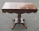 Danish card 
table in 
mahogany, 19th 
century. On 
four legs. 
profiled pillar 
and 
decorations. H 
.: ...