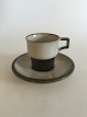 Bing & Grondahl 
Stoneware Tema 
Coffee Cup and 
Saucer No 305. 
Measures 7.5 cm 
/ 2 61/64 in.