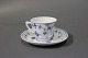 B&G blue 
fluted/-painted 
mocca-cup with 
saucer, # 1083.
Cup - 5x6,5 
cm.
Saucer - 12 
cm. 
Ask ...