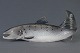 Porcelain 
figurine, Bing 
& Grondahl, 
Salmon, h: 10 
cm, l: 21 cm